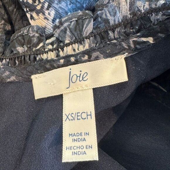 Joie Women’s Navy Baltic Print Mini Dress - Picture 8 of 9